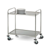 Chariot en inox 2 ou 3 plateaux