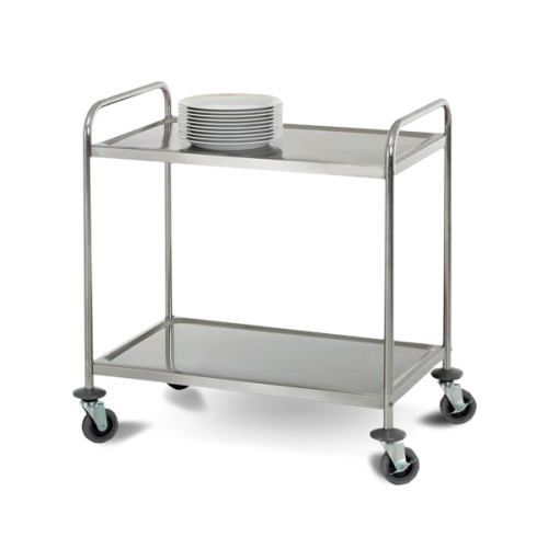 Chariot en inox 2 ou 3 plateaux