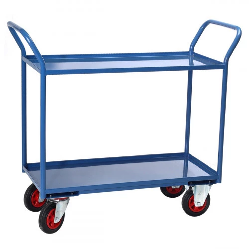 Chariot mutlti-usage à 2 plateaux tôles
