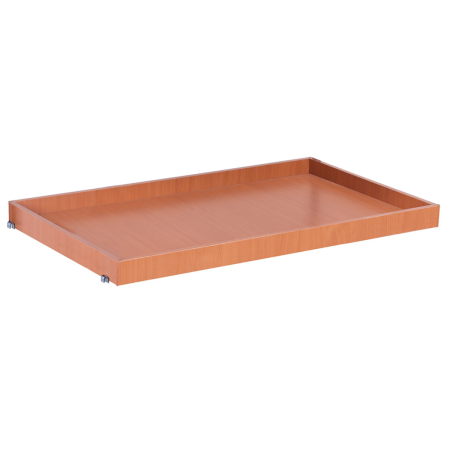 Etagère en bois mélaminé avec rebords pour chariot Etagère en bois mélaminé avec rebords pour chariot