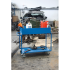 Servante 2 plateaux tôles avec bac de rétention 113 L - Charge 250 Kg Servante 2 plateaux tôles avec bac de rétention 113 L - Charge 250 Kg
