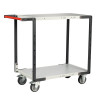 Servante d’atelier à 2 plateaux bois - Charge 250 kg