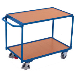 Servante d'atelier à 2 plateaux bois