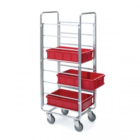 Chariot porte-bacs pour 8 bacs Chariot porte-bacs pour 8 bacs
