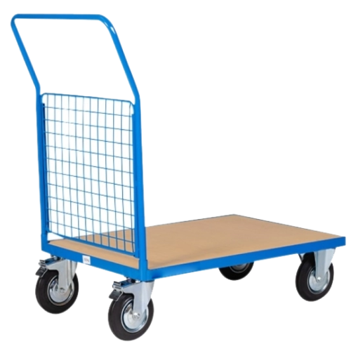 Chariot de manutention à dossier grillagé - Charge 500 kg