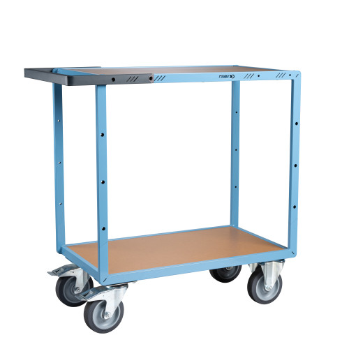 Servante mécano-soudée 2 plateaux médium 400 kg
