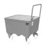 Chariot de rétention en tôle d'acier d'une épaisseur de 3 mm - RAL 7005 Chariot de rétention en tôle d'acier d'une épaisseur de 3 mm - RAL 7005
