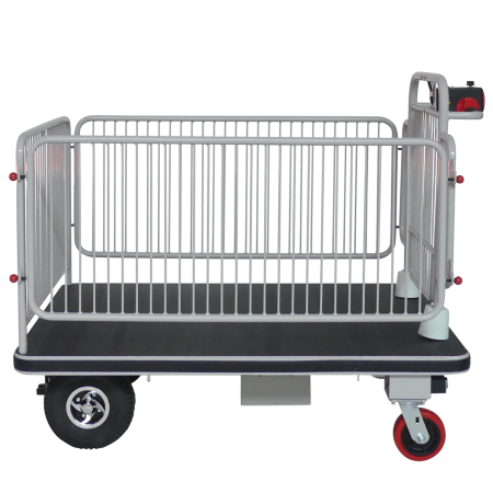 Plateforme motorisée avec barrières 400 kg Plateforme motorisée avec barrières 400 kg