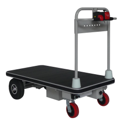 Chariot manutention électrique dossier fixe