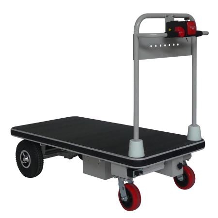 Chariot manutention électrique dossier fixe