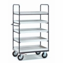 Chariot antistatique ESD à 5 caissettes