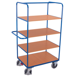 Chariot à 4 étagères repliables