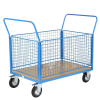 Chariot de manutention grillagé 4 côtés - Capacité 500 kg