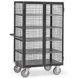 Chariot grillagés gris anthracite Chariot grillagés gris anthracite