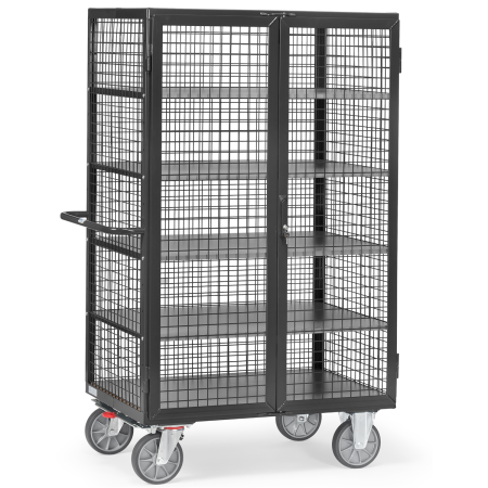 Chariot grillagés gris anthracite Chariot grillagés gris anthracite