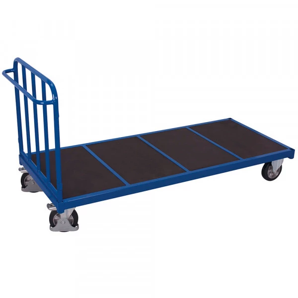 Chariot manutention avec 2 dossiers tubulaires charge 500kg - L120 x l80cm  - RETIF