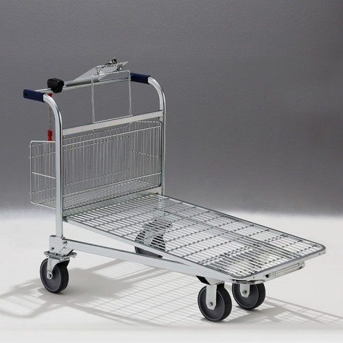 Chariot de magasin pliable empilable ou emboîtable