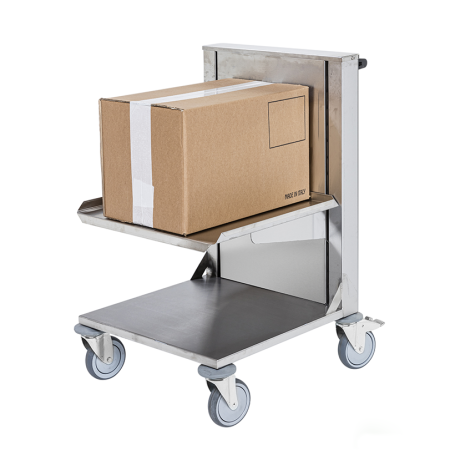 Chariot inox à niveau constant - Charge 100 kg Chariot inox à niveau constant - Charge 100 kg
