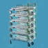 Chariot magasin emboitable avec panier rabattable Chariot magasin emboitable avec panier rabattable