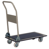 Chariot à dossier rabattable plateau 740 x 480 mm - Capacité 150 kg Chariot à dossier rabattable plateau 740 x 480 mm - Capacité 150 kg