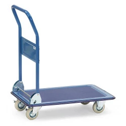 Chariot de manutention à dossier repliable