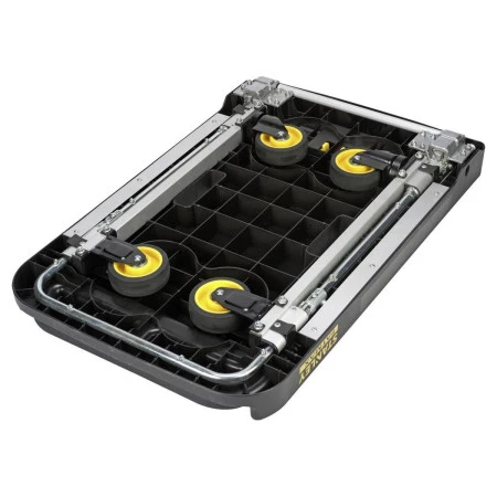 Chariot plateforme repliable avec roues escamotables - Capacité de charge 200 Kg Chariot plateforme repliable avec roues escamotables - Capacité de charge 200 Kg