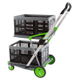 Chariot pliable « Clax » avec paniers Chariot pliable « Clax » avec paniers