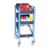 Chariot porte-bacs inclinable et réglable - 3 bacs Chariot porte-bacs inclinable et réglable - 3 bacs