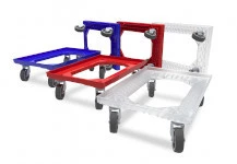 Chariots roulants porte-bacs et d'empilage