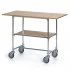 Chariot de bureau avec tablette et plateau Chariot de bureau avec tablette et plateau