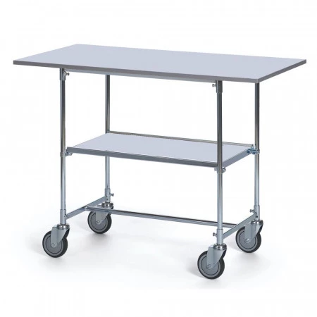 Chariot de bureau avec tablette et plateau Chariot de bureau avec tablette et plateau