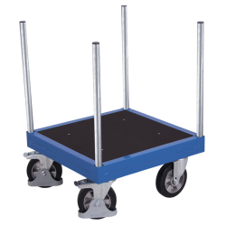 Chariot en acier avec 4 montants amovibles