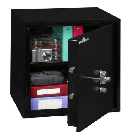 HARTMANN HT50 : Coffre-fort de sécurité - Serrure à clé et à tubes compteurs - 48 L. HARTMANN HT50 : Coffre-fort de sécurité - Serrure à clé et à tubes compteurs - 48 L.