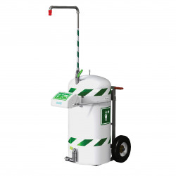 Douche de sécurité autonome et mobile 114 litres