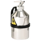 Bidon de sécurité en acier inoxydable haute résistance avec robinet doseur Bidon de sécurité en acier inoxydable haute résistance avec robinet doseur