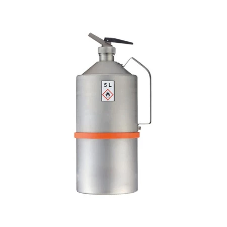 Bidon de sécurité en acier inoxydable très haute résistance avec robinet doseur Bidon de sécurité en acier inoxydable très haute résistance avec robinet doseur