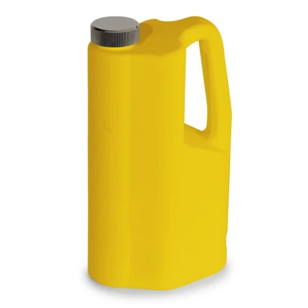 Bidon de transport en plastique avec bouchon à vis. Volume 2 litres Bidon de transport en plastique avec bouchon à vis. Volume 2 litres