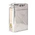 Jerrican de sécurité en acier inoxydable haute résistance avec robinet doseur Jerrican de sécurité en acier inoxydable haute résistance avec robinet doseur