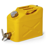 Jerrican de sécurité en tôle d'acier avec robinet doseur Jerrican de sécurité en tôle d'acier avec robinet doseur