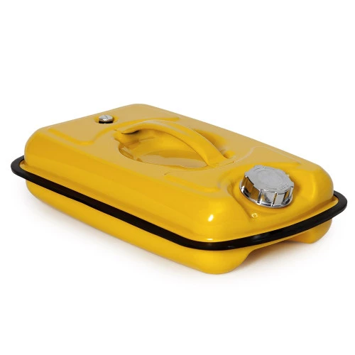 Jerrycan de transport plat en tôle d'acier - Bouchon à vis