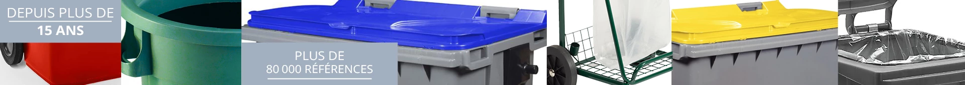 Gammes Conteneurs poubelles et collecteurs déchets