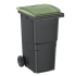 Conteneurs à déchets 240 litres couvercle vert Conteneurs à déchets 240 litres couvercle vert
