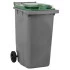 Conteneur poubelle 240L couvercle vert Conteneur poubelle 240L couvercle vert