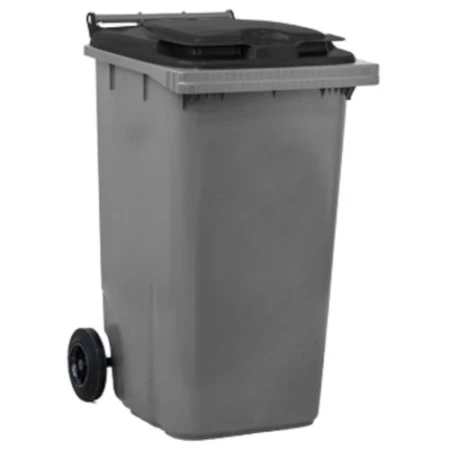 Poubelle 240L couvercle gris anthracite Poubelle 240L couvercle gris anthracite