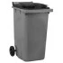Poubelle 240L couvercle gris anthracite Poubelle 240L couvercle gris anthracite