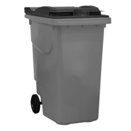 Poubelle conteneur 360L couvercle gris anthracite Poubelle conteneur 360L couvercle gris anthracite