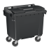 Conteneur poubelle 660L en plastique recyclé couvercle gris anthracite Conteneur poubelle 660L en plastique recyclé couvercle gris anthracite