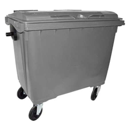 Poubelle conteneur 660 litres grise Poubelle conteneur 660 litres grise