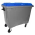 Conteneur poubelle 660L couvercle de couleurs Conteneur poubelle 660L couvercle de couleurs