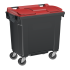 Conteneur poubelle en plastique recyclé 770 litres Conteneur poubelle en plastique recyclé 770 litres